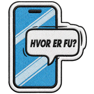 Strykestæsj Badge Hvor er Fu?