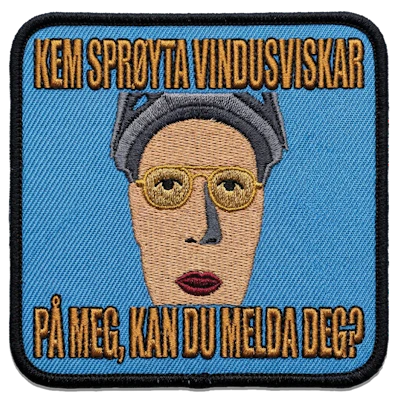 Strykestæsj Badge Kem Spøyta På Meg