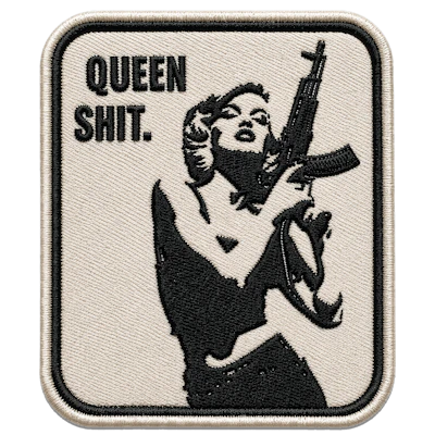 Strykestæsj Badge Queen Shit