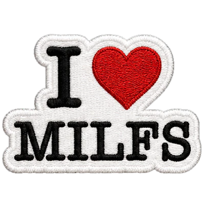 Strykestæsj Badge I Love Milfs