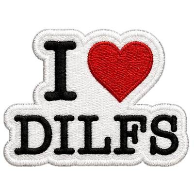 Strykestæsj Badge I Love Dilfs