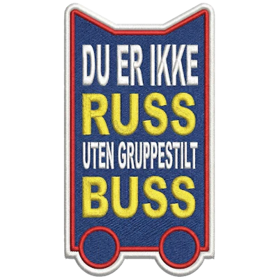 Strykestæsj Badge Ikke Russ Uten Gruppestilt