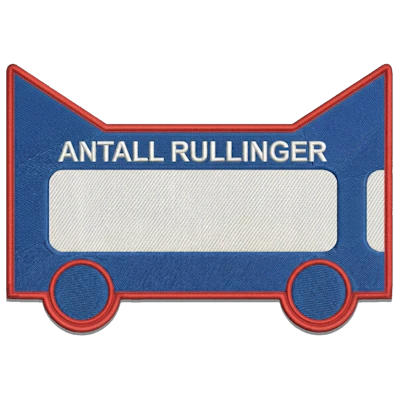 Strykestæsj Badge Antall Rullinger