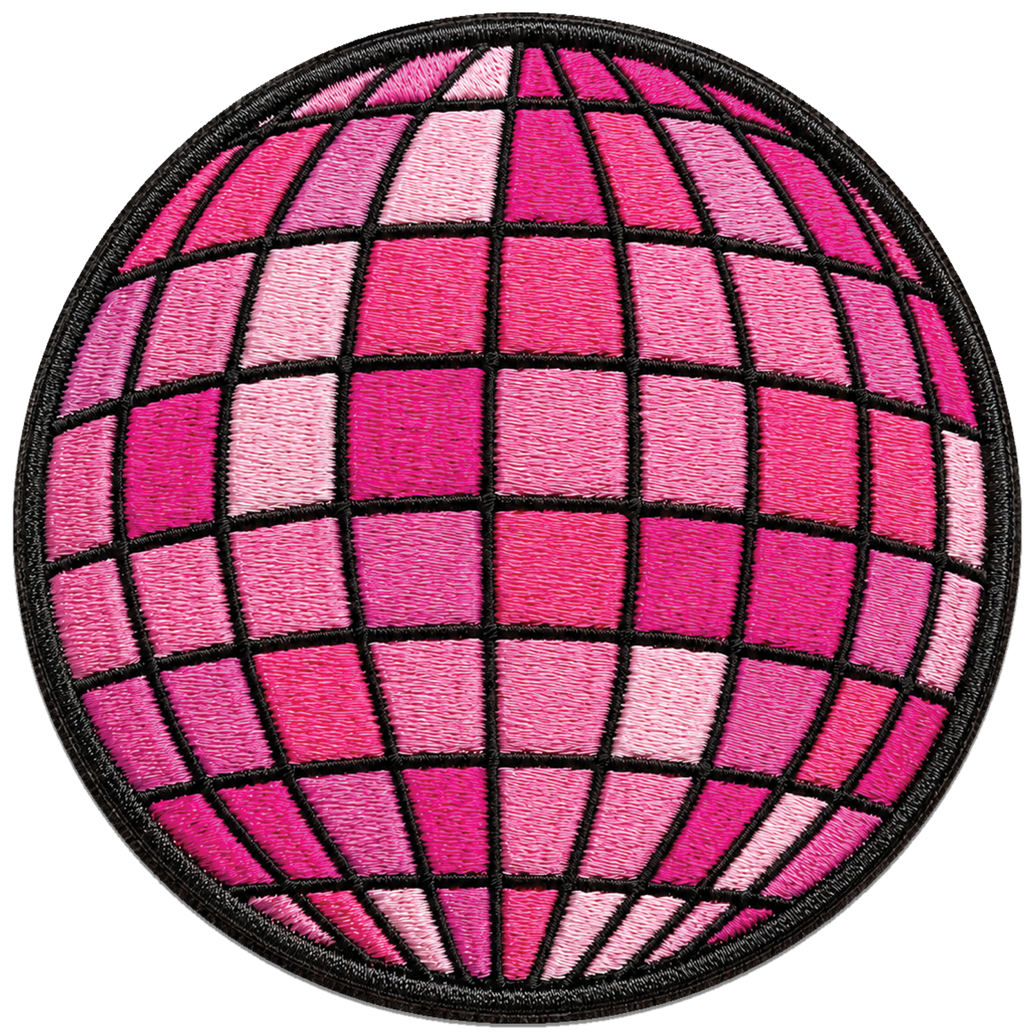 Badge Pink Globe
