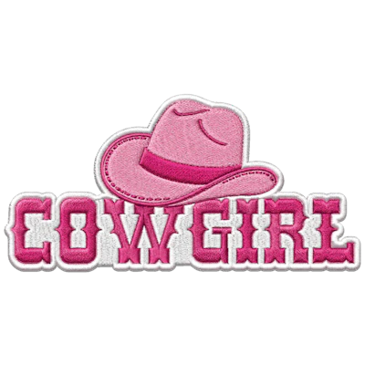 Strykestæsj Badge Cowgirl