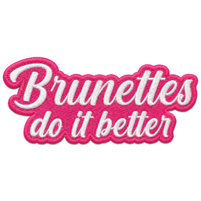 Strykestæsj Badge Brunettes Better