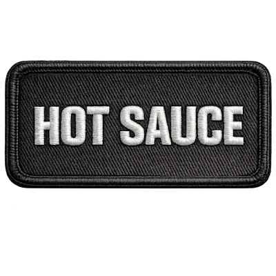 Strykestæsj Badge Hot Sauce